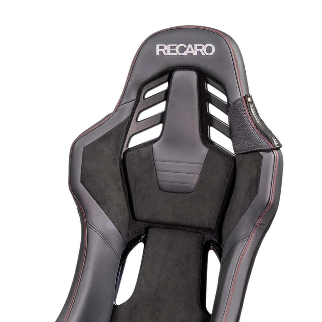 CLINGAIR for RECARO RSS Belt Black with Red Stitching Guide, (C-N12 Left)