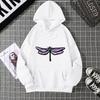 2025 Amazon Wish Quick Selling Independent Station Let It Be Butterfly Printing Long Sleeve Hooded Sweatshirt For Women CYXX361