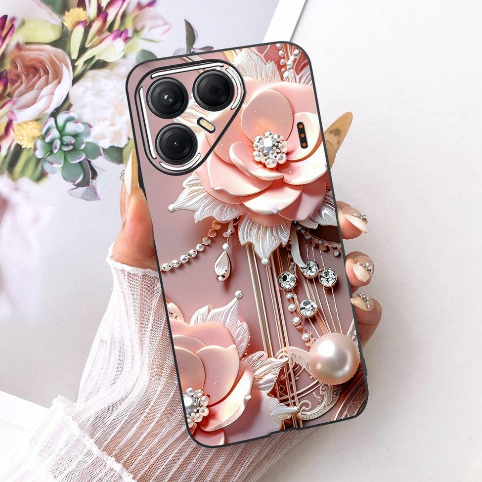 Чехол для телефона Tecno Pova 7 5G Силиконовый Милый Кот Модный Забавный Расписной Корпус Для Tecno Pova7 5G LJ7