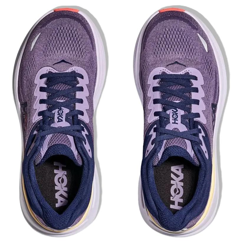 HOKA One One Bondi 9 Удобные беговые кроссовки Женские Фиолетовые 1162012-BJM