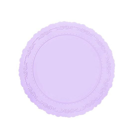 Изолированная подставка под стакан Силиконовая Овальная Нескользящая Термостойкая Подставка под тарелку Превосходный Дизайн против складок Кухонная Декоративная Нескользящая подкладка