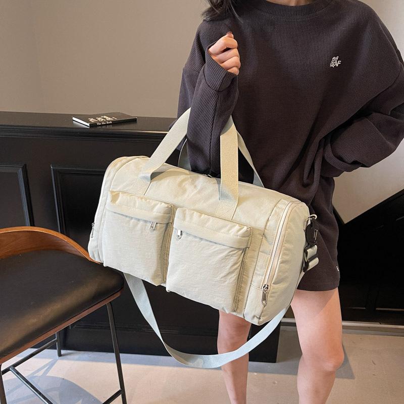 Мужской и женский одинаковый стиль с отделением для обуви, дизайн с двойным карманом для дорожной сумки для активного отдыха, разделение сухого и влажного, спортивная сумка для фитнеса
