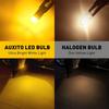 AUXITO 2Pcs T10 LED Parking Light Bulbs 175 W5W 2825 168 194 Bright Yellow Amber