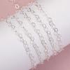 1Meter 3.2mm Necklace Heart Star Chain Gold Color Copper Link Chains Bracelet for Jewelry Making DIY Handmade Craft Wholesale