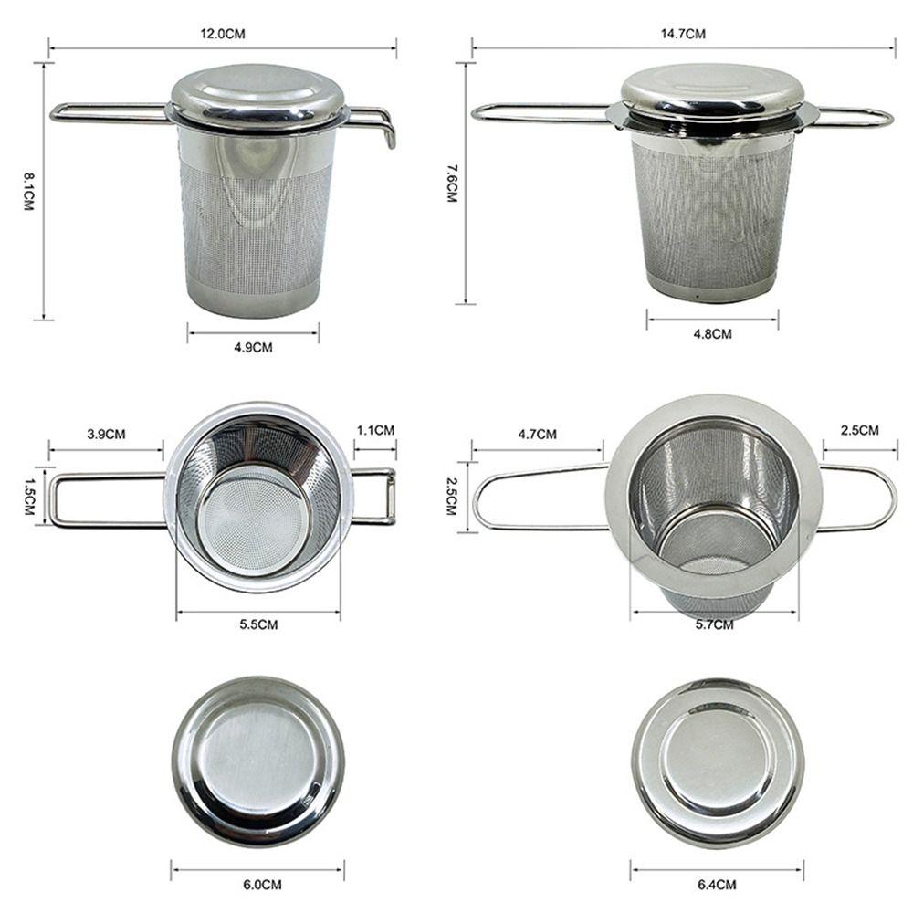 Reusable Tea Infuser Filter Stainless Steel Tea Strainer Creative Mesh Tea Infuser Kitchen
