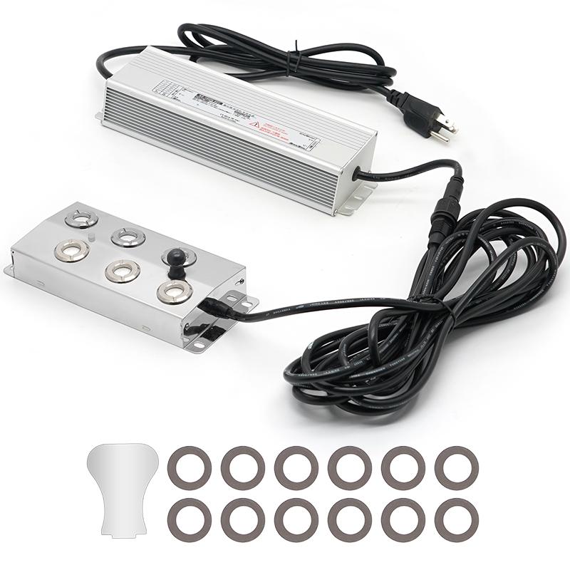 2/4/6/8/10/12 Head DC45V Ultrasonic Humidifier Mist Maker Fogger Machine 220/110V Waterproof Power Supply Fog Sprayer Generator