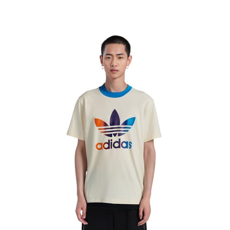 adidas Мужская футболка Originals Adicolor 70-х годов Бежевая IP6967