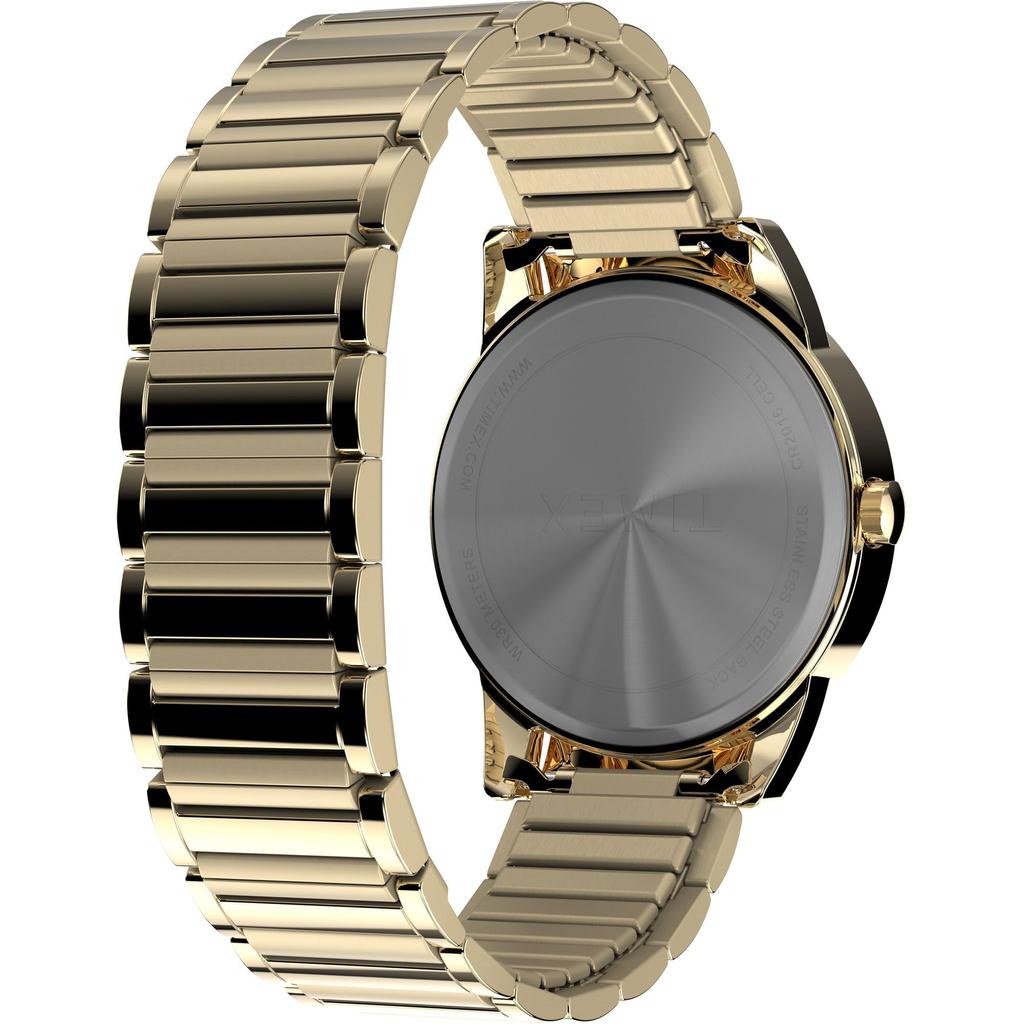 Часы Oversized Easy Reader White Dial Brass Mineral Glass Quartz Watch Brand TW2W52000 Gold [TIMEX] Mens [Товар]