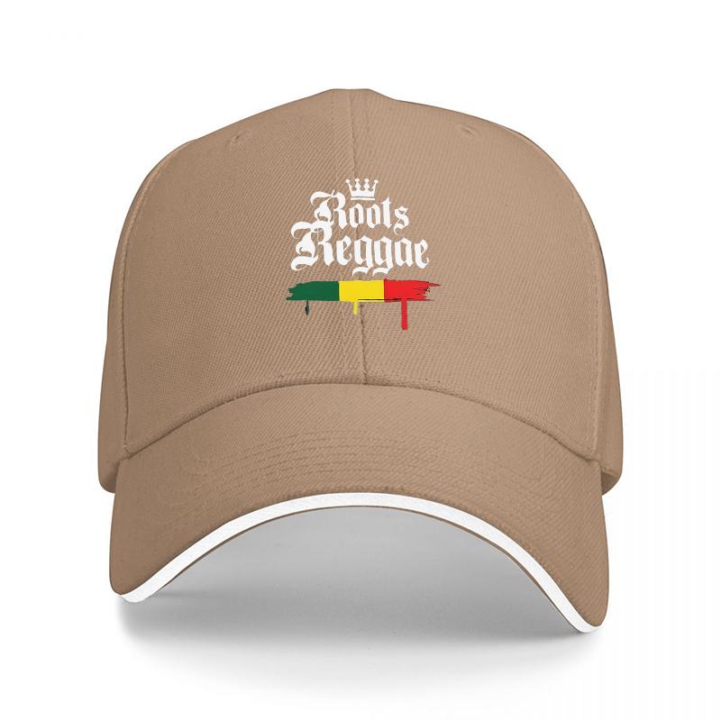 Черная Бейсболка с Логотипом Короны Roots Reggae с Вышитым Дизайном в Цветах Раста для Музыкальных Фанатов и Энтузиастов Культурного Стиля
