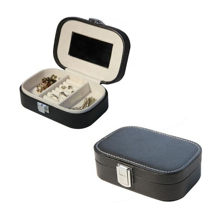 Luxury Leather Jewelry Box for Travel and Gift Customized PU Box