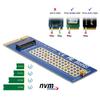 Cablecc NGFF NVME AHCI SSD to Express 4X Вертикальный адаптер для SSD Материнская плата M-Key PCI-E 3.0 и