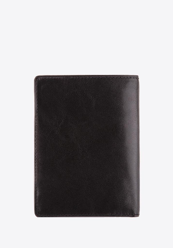 Wittchen Men's Leather Wallet With Coat Of Arms Vertical Black Natural Leather