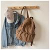 IELGY Fashionable Pleated Nylon Backpack Ladies Niche Trendy Large Capacity Flap Student Backpack