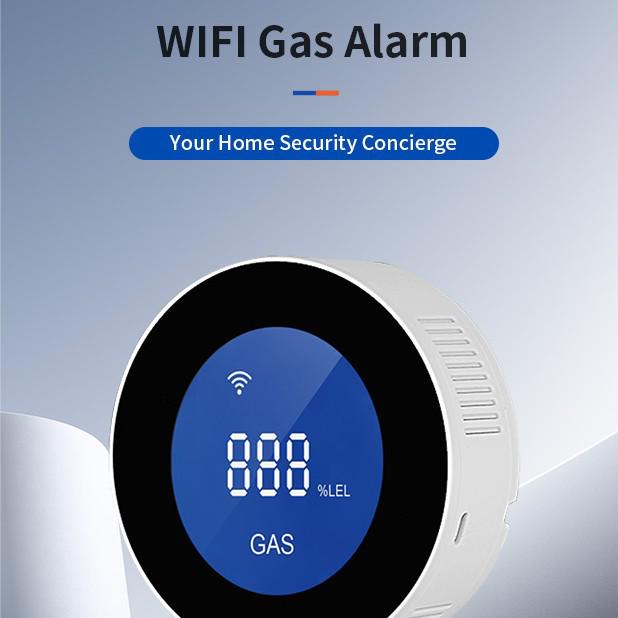 Граффити WiFi Детектор утечки природного газа Сигнализация