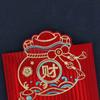 6pcs Hot Stamping Lucky Money Bag Blessings Printing HongBao Red Packet  Kids