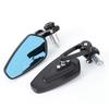 2pcs 7 8in Handlebar End Rearview Mirrors AntiGlares 180 Degree Adjustable Universal for Motorcycle