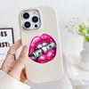 LZ18 Lips Kiss Soft Phone Case for Samsung S24 Ultra S23 Plus S21 FE A16 A54 A34 A05s A06 Infinix Hot 40 30i Lens Protection Shockproof Cover