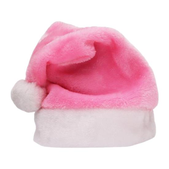 Шапка Санты для женщин и мужчин, плюшевые бархатные рождественские шапки, мягкие праздничные аксессуары для вечеринок в честь Нового года