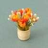 3pcs Plastic Dollhouse Miniature Simulation Vase  Doll House Accessories