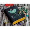 Leather Journal Spell Wizard Cat Book Blank Notebook Book Of Shadows Wiccan