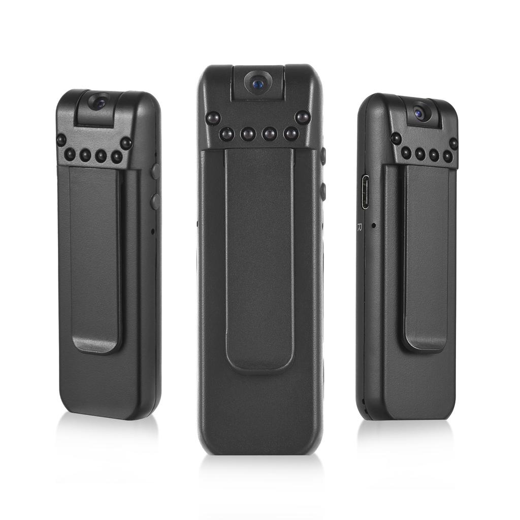 1080P Body Camera with Audio and Video Recording Wearable Body Cam Clip On Mini Camera Camcorder with 180 Degrees
