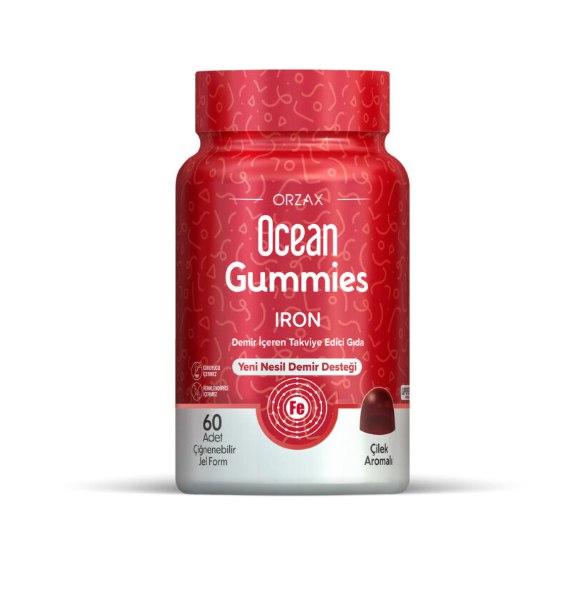 Orzax Жевательные мармеладки Ocean с железом 60 штук