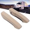 Pair Car Armrest Left Right 0‑120 Degree Adjustable Interior Beige Universal for RV Trucks