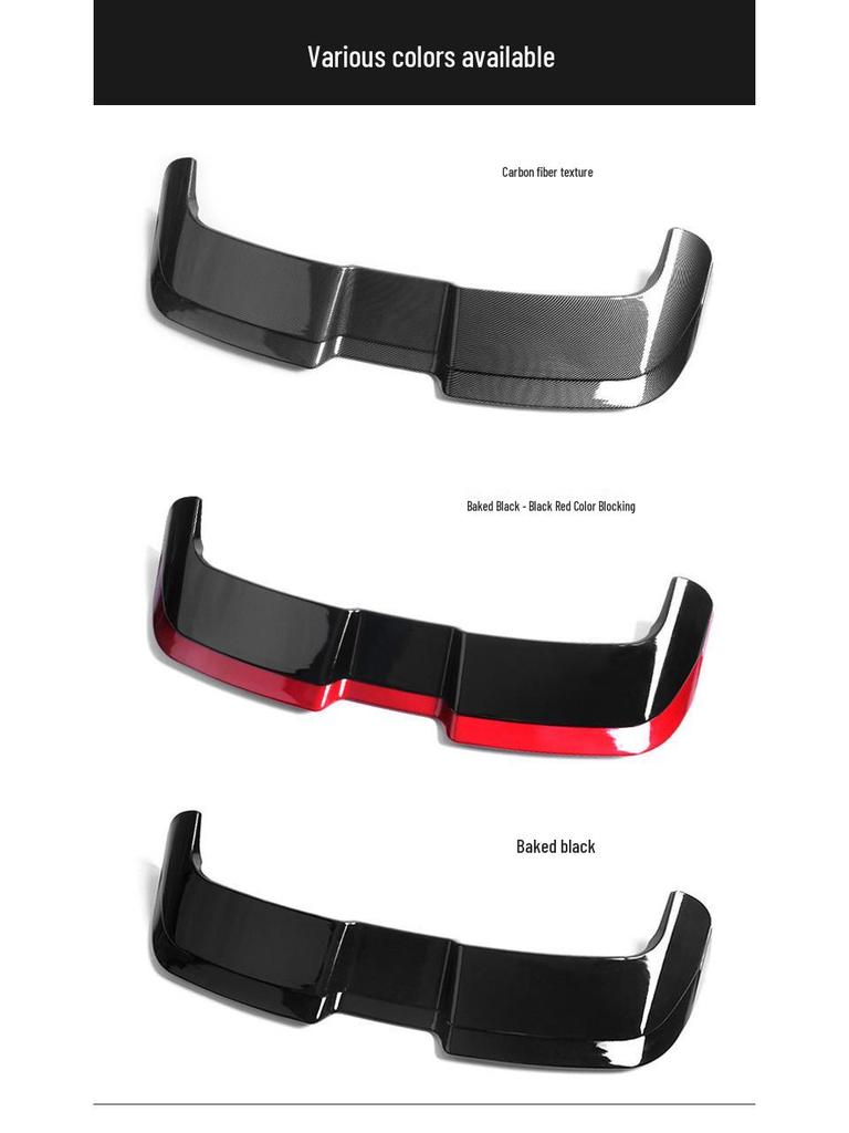 Совместимо с 2020 Nissan Qashqai Sport: Задний спойлер-крыло на крышу без сверления для внешней модификации автомобиля.