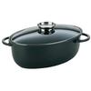Cocotte à braiser - KELA - Ovale - Fonte d'aluminium - Revêtement Greblon - Tous feux