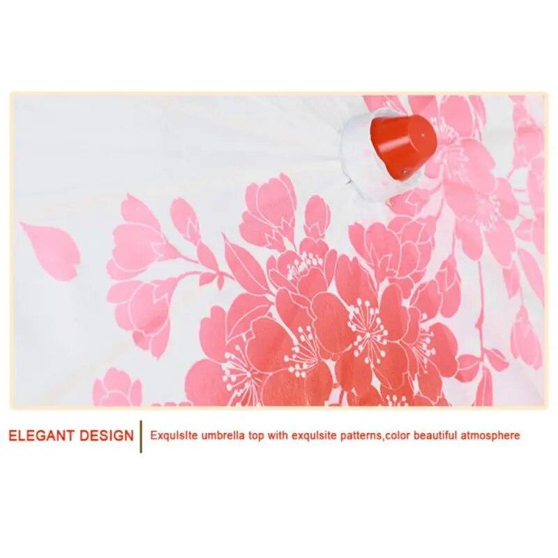 Художественный зонт, зонтик из китайской шелковой ткани, классический стиль, декоративный зонт, зонтик от солнца с масляной бумагой, окрашенный зонтик