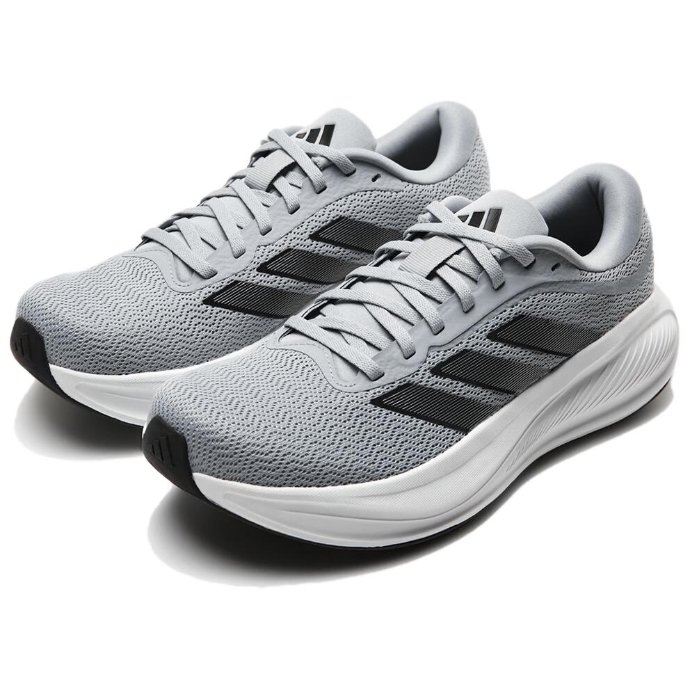 adidas Response Runner 2 Удобная Универсальная Ткань Прочная Дышащая Легкая Беговая Обувь Унисекс Кроссовки Серые KJ1734