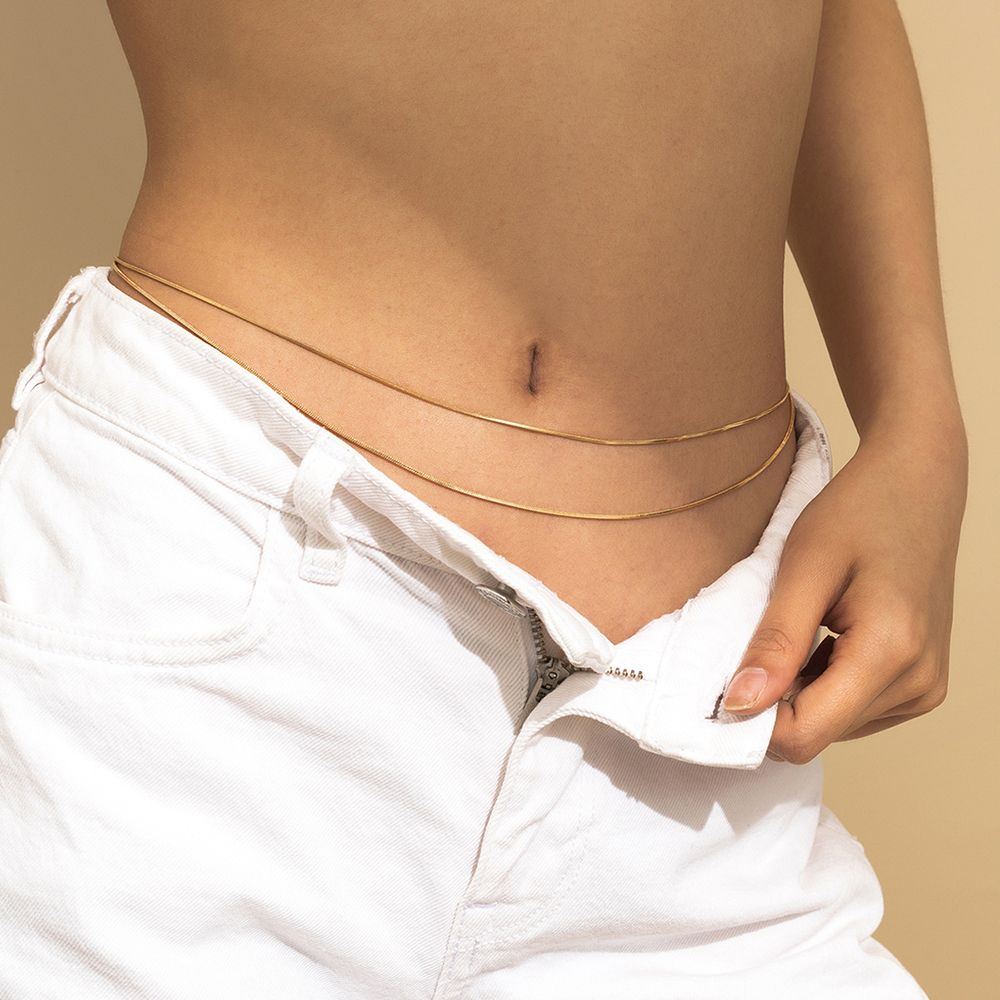 Аксессуары для женщин и девушек, сексуальные летние пляжные украшения для тела, бусины, цепочки для живота, многослойная цепочка на талию