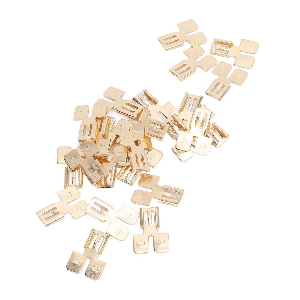 Двойной коннектор типа «папа-мама» с лопаточными контактами, быстроразъемный, неизолированный, автомобильный электрический, 2-проводной