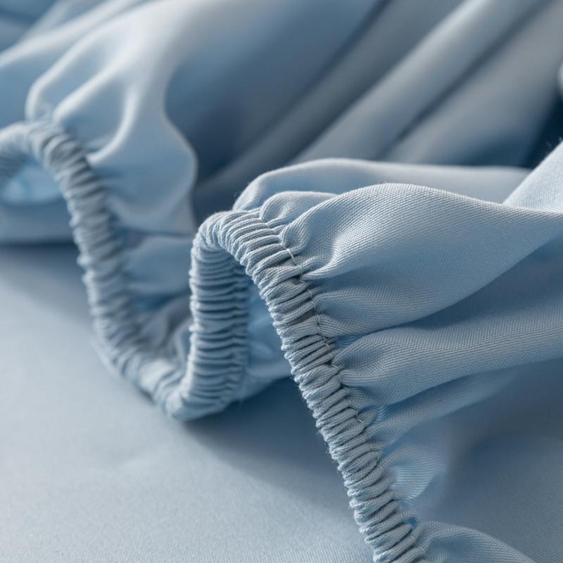 1 Piece Of Solid Matte Bedsheet, Sky Blue Bedspread For Bedroom, Bedding (Excluding Pillowcases)