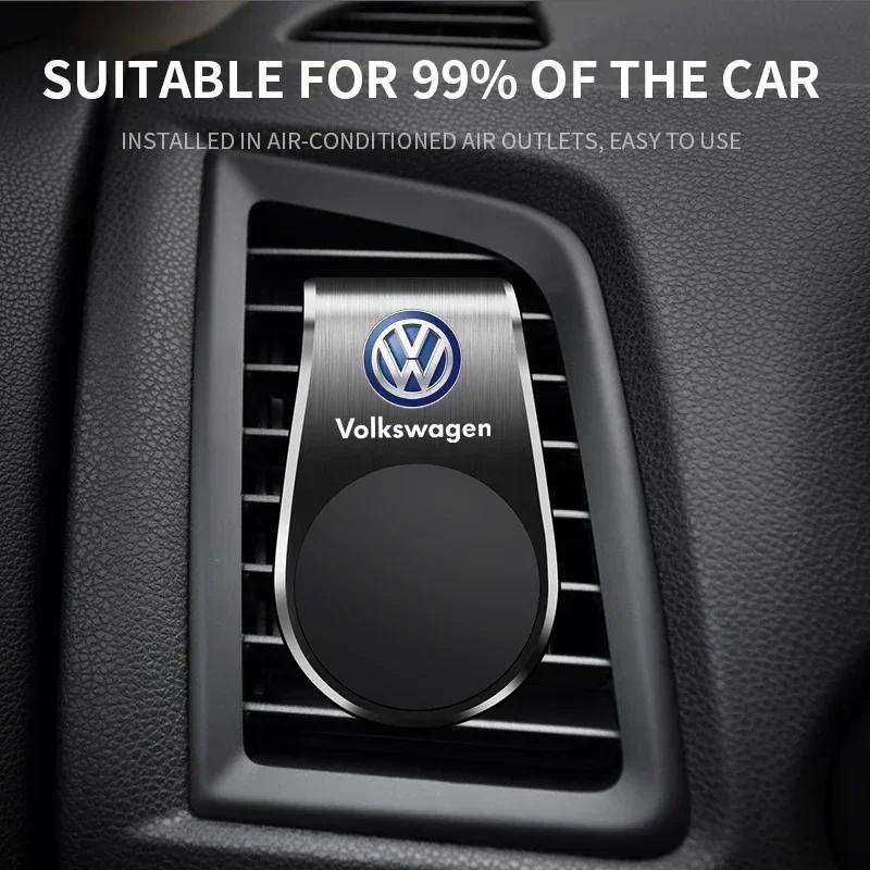 Новый B6 Для Volkswagen Металлический Магнитный Держатель для Телефона в Автомобиль для Volkswagen Golf R Rline Tiguan Touareg Polo GTI CC Passat r36 Sci