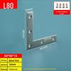 Stainless Steel 90° L-Shaped Corner Bracket Reinforcement Support