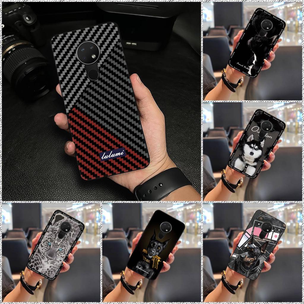 Full Wrap Protective Phone Case For Nokia 6.2/7.2 Fashion Design Cartoon Cute Anti-knock Dirt-resistant Anti-dust TPU