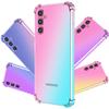 Airbag Shockproof Gradient Soft Phone Case for Samsung A54 A34 A24 A14 A04 A13 M13 M54 M14 Transparent Silicone Cover