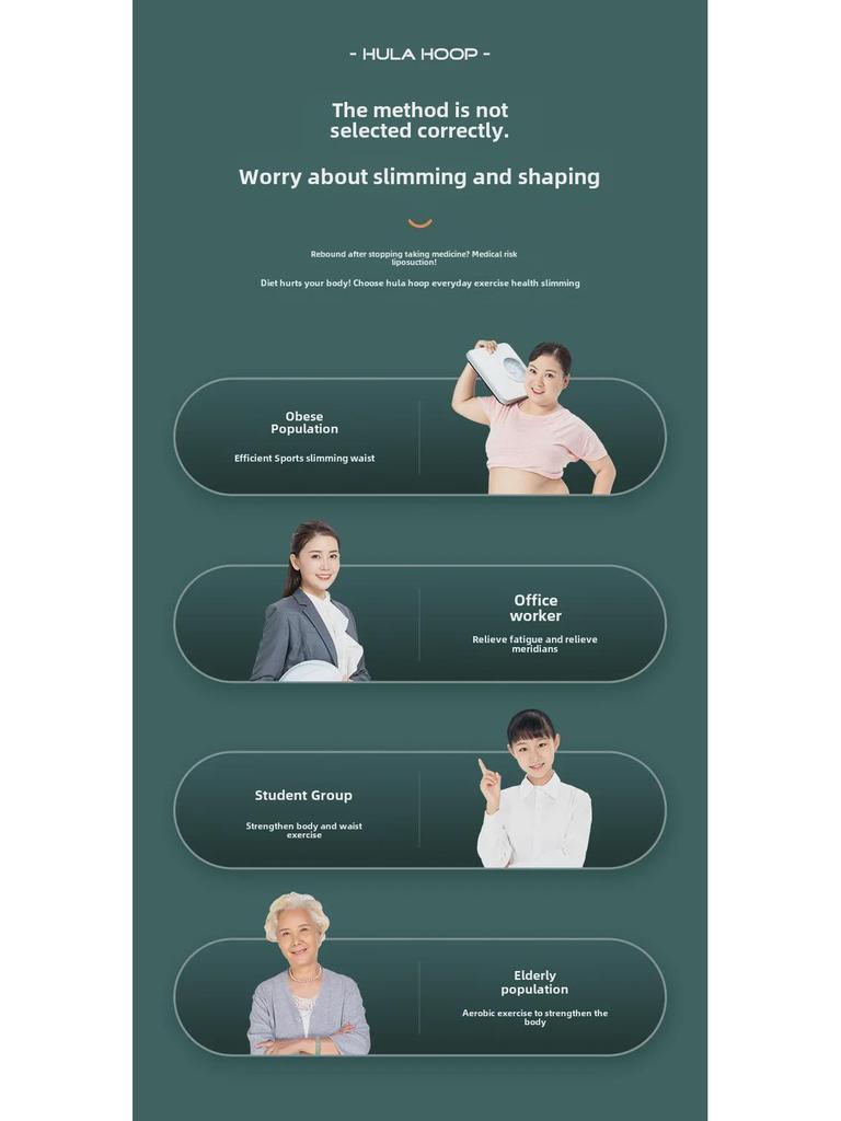 Регулируемый смарт-хула-хуп с утяжелением для взрослых - съемный, подсчитывающий фитнес-обруч для тренировок пресса