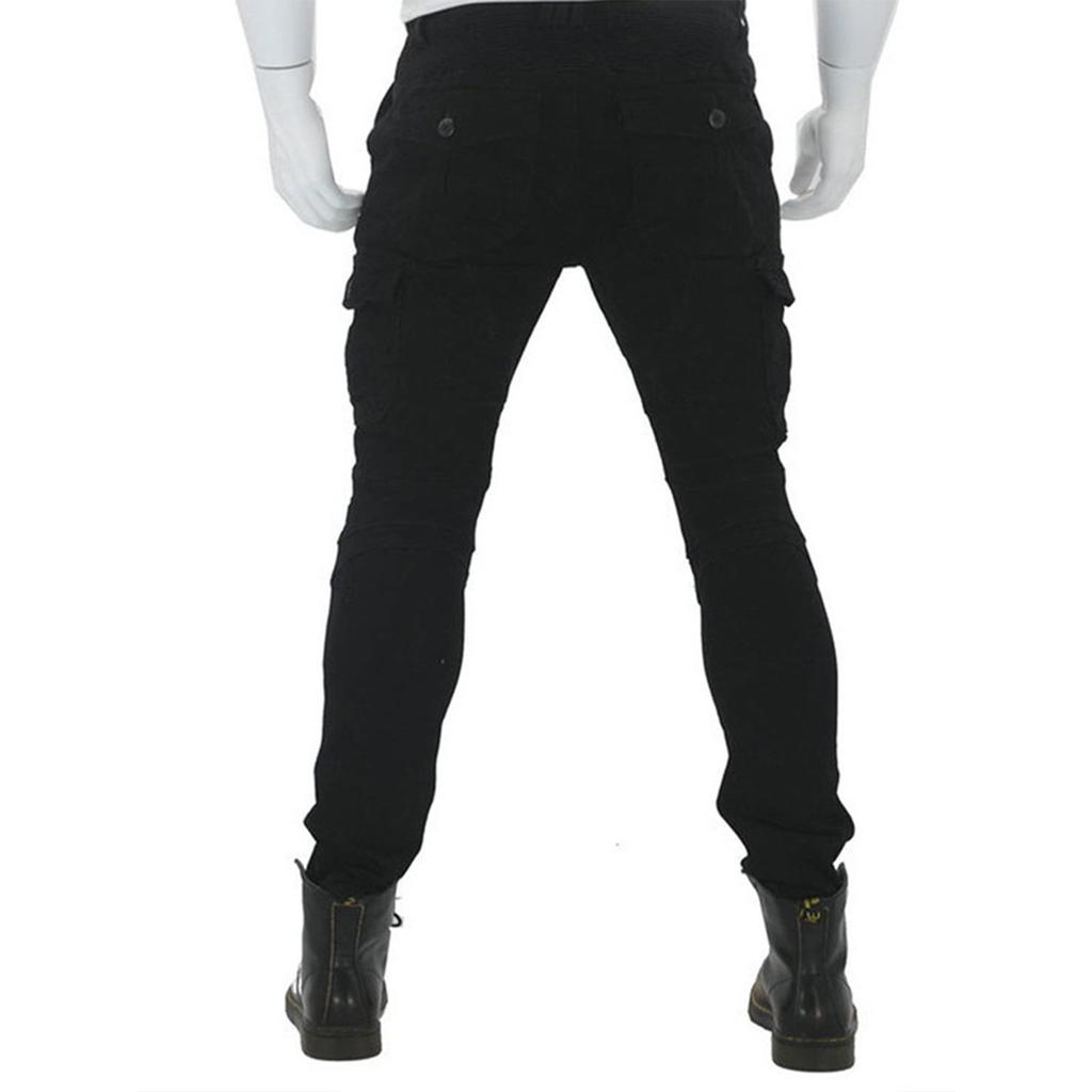 Мужские джинсы для велоспорта, мотоциклетный комбинезон с защитой от падения, дышащий, износостойкий, на все времена года