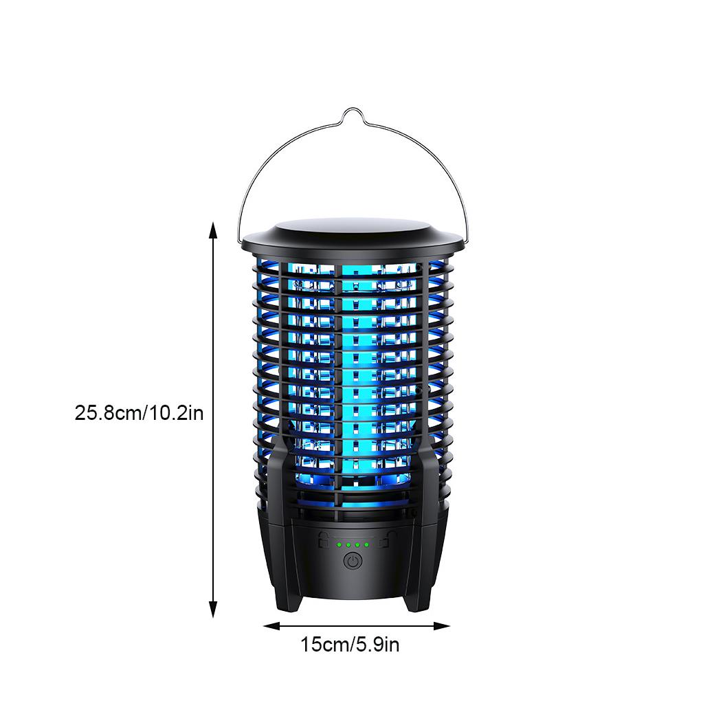 Эффективная лампа от комаров Мгновенное уничтожение Технология электросети Отпугиватель комаров Перезаряжаемые мухи