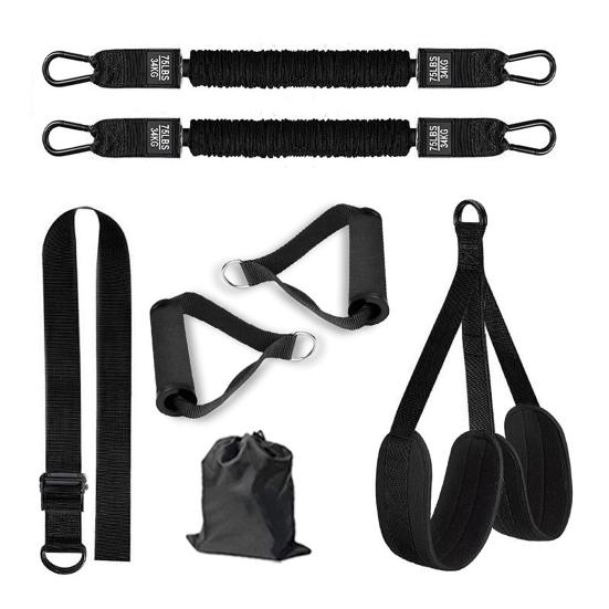 1 Set Pull-Up Assistance Band 150/225/300lbs Heavy Duty Pull-Up Assist Belt with Foot Rest Adjustable Home Gym