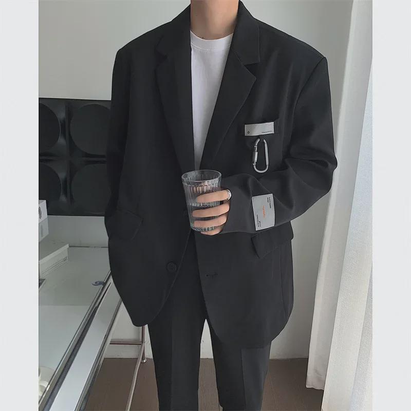 Naples Men's Oversize Trendy Elegant Street Style Suit Jacket