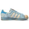 Adidas Суперзвезда, тающая печаль CNY Blue (2022) Кроссовки унисекс Clear-Blue Ecru-Tint Orange-Rush GY7012