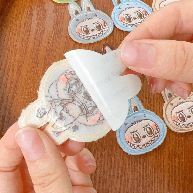 Милая вышитая тканевая нашивка DIY для украшения свитера, шарфа, наклейка, тканевая наклейка для украшения дырки на пуховике