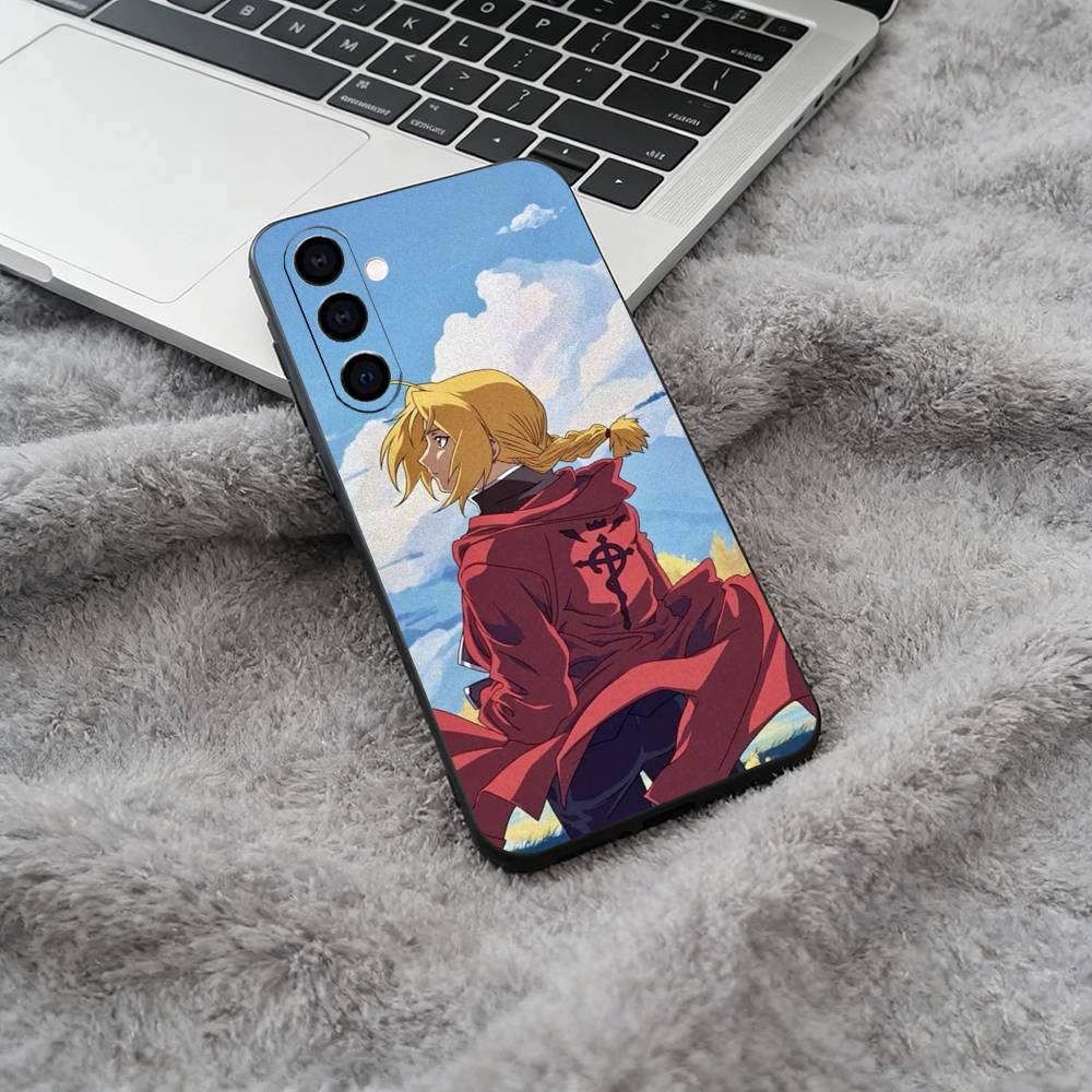 Чехол для телефона F-A-Fullmetal -Alchemist для Samsung Galaxy A73,A71 A72,A70,A53,A52,A51, Мягкий силиконовый черный чехол