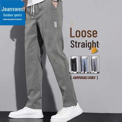 Мужские дышащие повседневные брюки Jeanswest, прямой крой, зауженные, для активного отдыха