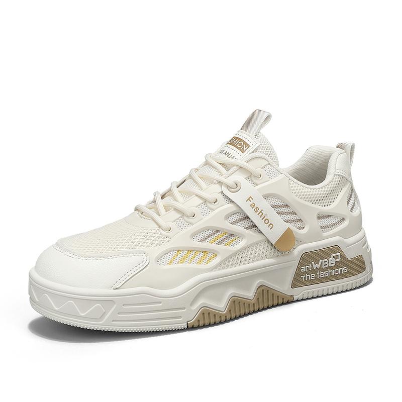 Повседневная обувь для студентов, четыре сезона, новая дышащая обувь на мягкой подошве, нескользящая, мужская, для ходьбы на открытом воздухе, модная спортивная обувь на плоской подошве