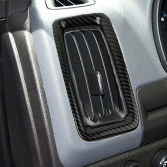 Carbon Fiber ABS Side Air Vent Outlet Cover Trim for Chevy Colorado/Canyon 2014+