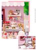 (t-FREAK) 1:32 Dollhouse Set of 2, Handmade Kit Set Miniature, Happiness Series (Sweet Talk QT-032 + Corner of Garden QT-33)